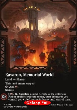 Kavaron, Memorial World (V.2)⁣ - Edge of Eternities: Extras⁣ (Mythic)⁣ [376]
