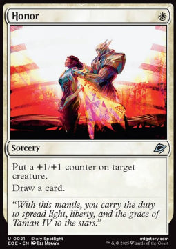 Honor⁣ - Edge of Eternities⁣ (Uncommon)⁣ [21]
