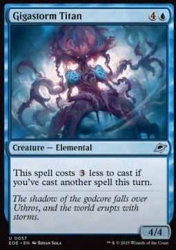 Gigastorm Titan⁣ - Edge of Eternities⁣ (Uncommon)⁣ [57]