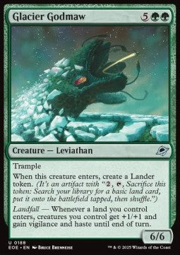 Glacier Godmaw⁣ - Edge of Eternities⁣ (Uncommon)⁣ [188]