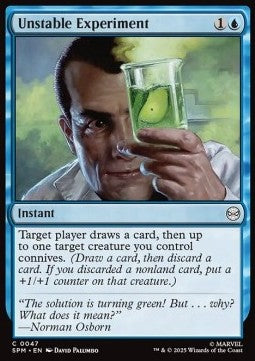 Unstable Experiment - Magic: The Gathering | Marvel's Spider-Man (Common) [SPM-47]
