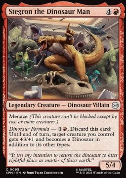 Stegron the Dinosaur Man - Magic: The Gathering | Marvel's Spider-Man (Common) [SPM-95]