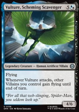Vulture, Scheming Scavenger - Magic: The Gathering | Marvel's Spider-Man (Uncommon) [SPM-158]
