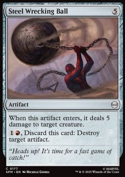 Steel Wrecking Ball - Magic: The Gathering | Marvel's Spider-Man (Common) [SPM-177]