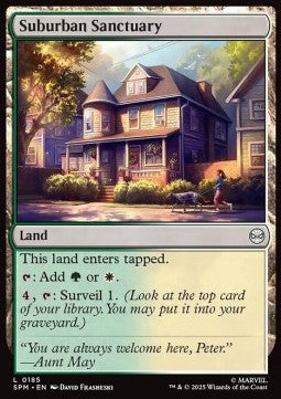 Suburban Sanctuary - Magic: The Gathering | Marvel's Spider-Man (Common) [SPM-185]