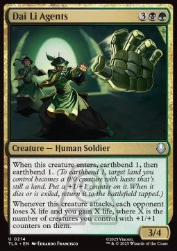 Dai Li Agents - Magic: The Gathering | Avatar: The Last Airbender (Uncommon) [TLA-214]
