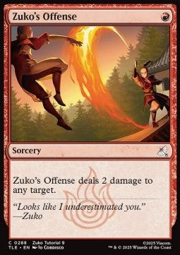 Zuko's Offense (V.2) - Magic: The Gathering | Avatar: The Last Airbender: Eternal (Common) [TLE-288]