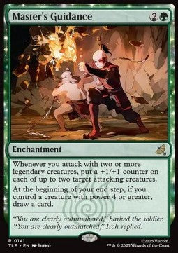Master's Guidance (V.1) - Magic: The Gathering | Avatar: The Last Airbender: Eternal (Rare) [TLE-141]