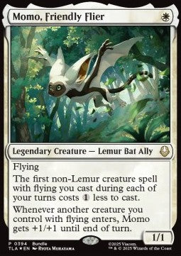 Momo, Friendly Flier (V.2) - Magic: The Gathering | Avatar: The Last Airbender: Promos (Rare) [PTLA-394]