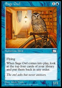 Sage Owl - Weatherlight (Common)