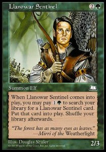 Llanowar Sentinel - Weatherlight (Common)