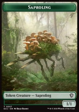 Saproling Token (G 1/1) // The Monarch - Lorwyn Eclipsed: Tokens (Token) [TECL-CT 7/12]