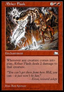Aether Flash⁣ - Weatherlight⁣ (Uncommon)