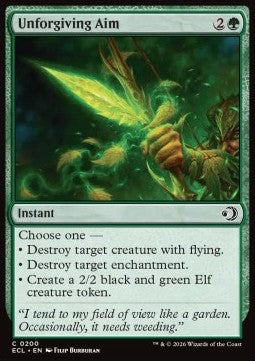 Unforgiving Aim - Lorwyn Eclipsed (Common) [ECL-200]