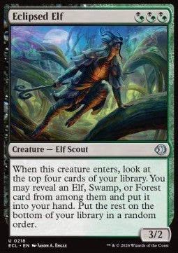 Eclipsed Elf - Lorwyn Eclipsed (Uncommon) [ECL-218]