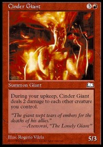 Cinder Giant⁣ - Weatherlight⁣ (Uncommon)