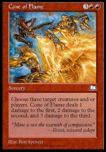 Cone of Flame⁣ - Weatherlight⁣ (Uncommon)