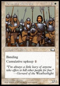 Volunteer Reserves⁣ - Weatherlight⁣ (Uncommon)
