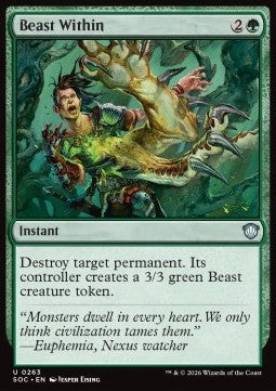 Beast Within - Commander: Secrets of Strixhaven (Uncommon) [SOC-263]