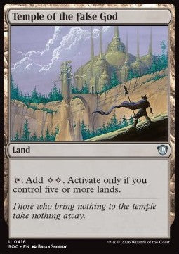 Temple of the False God - Commander: Secrets of Strixhaven (Uncommon) [SOC-416]