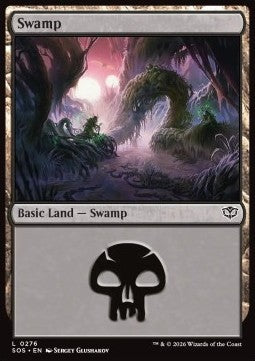 Swamp (V.2) - Secrets of Strixhaven (Land) [SOS-276]