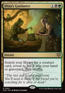 Dina's Guidance - Secrets of Strixhaven (Rare) [SOS-184]