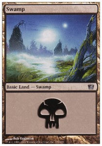 Swamp (V.1)⁣ - Eighth Edition⁣ (Land)⁣ [339]