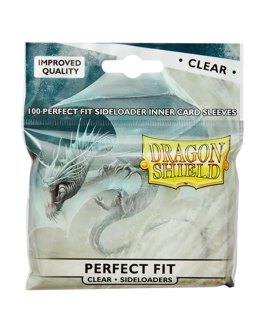 Dragon Shield - Standard Perfect Fit Sideloading Sleeves - Clear/Smoke (100 Sleeves)