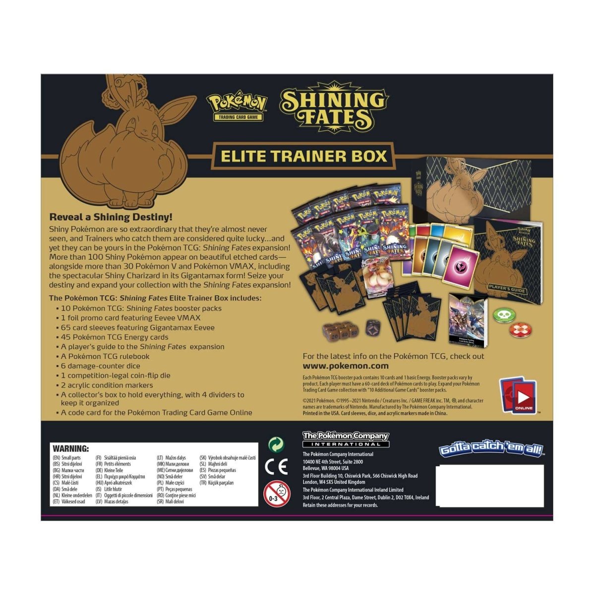 Pokémon Shining Fates Elite Trainer Box