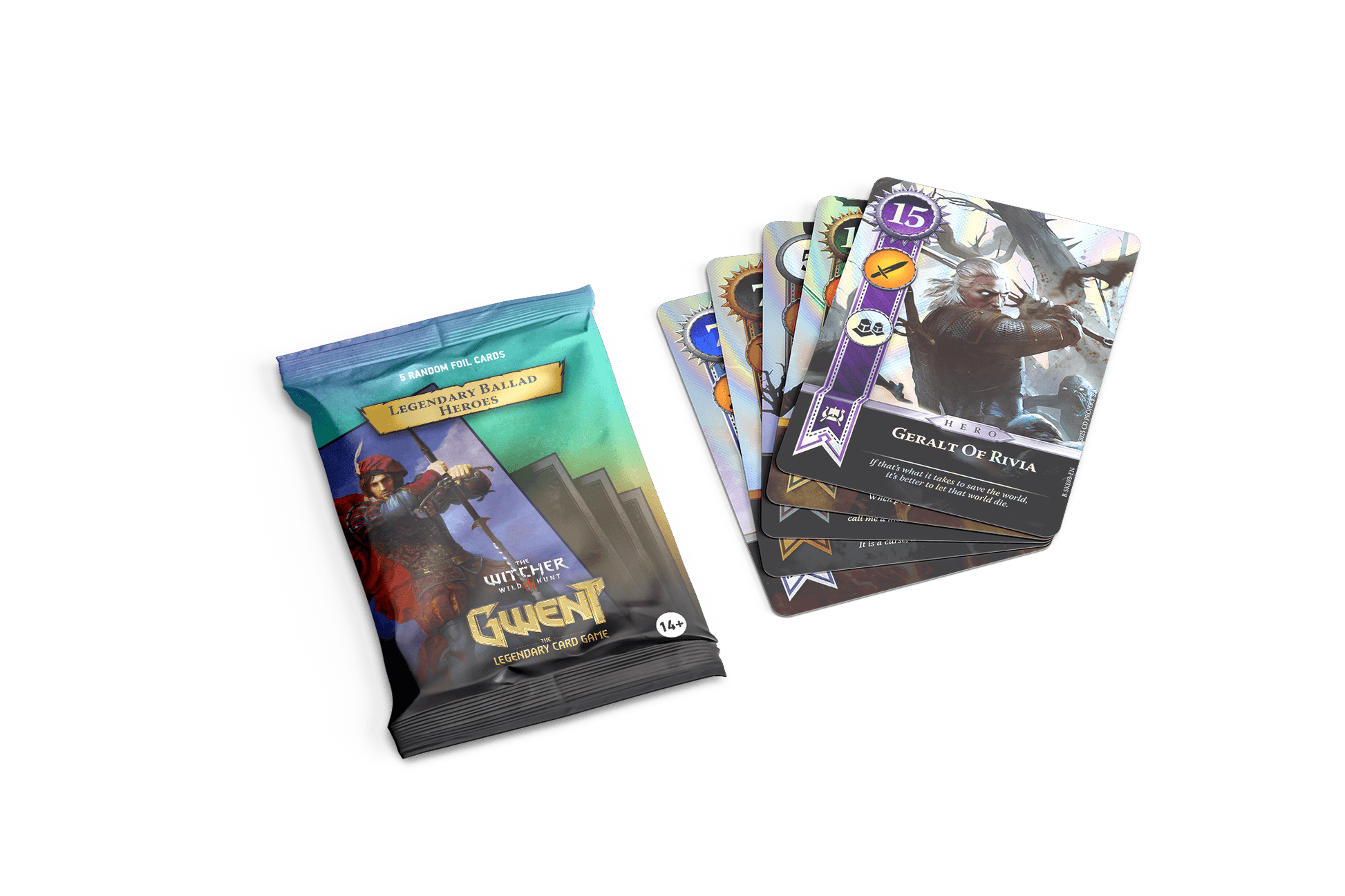 Gwent - Ballad Booster Pack (5 Random Foil Cards) image