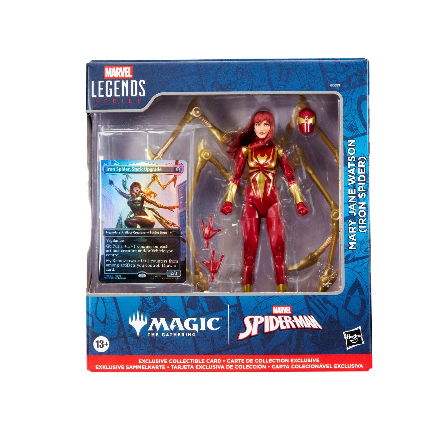 Marvel Legends Magic: The Gathering Action Figure Mary Jane Watson (Iron Spider) (plus Exclusive Foil Card)