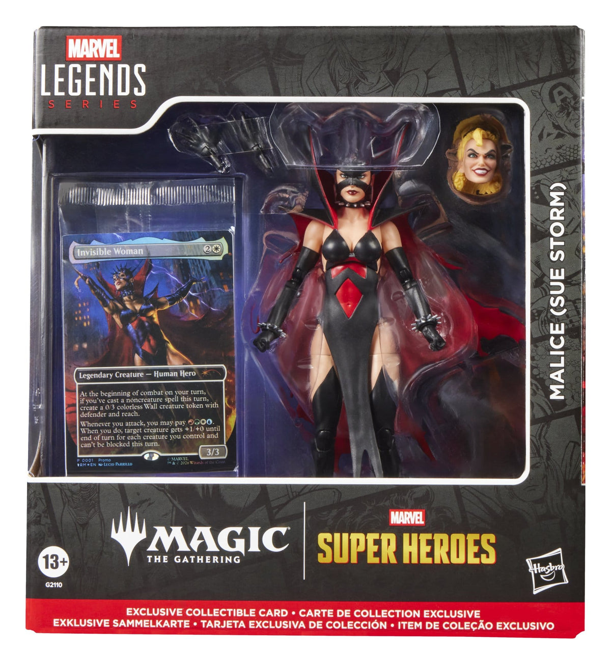 Magic The Gathering: Marvel Super Heroes Marvel Legends Action Figure Fantastic Four Malice (Sue Storm) 15 cm