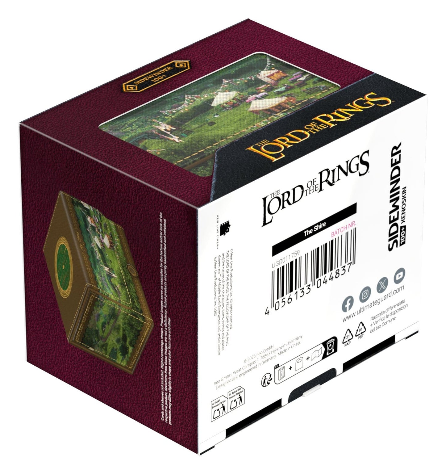 Ultimate Guard Sidewinder 100+ Xenoskin The Lord of the Rings™ "Places of Middle-earth" - The Shire