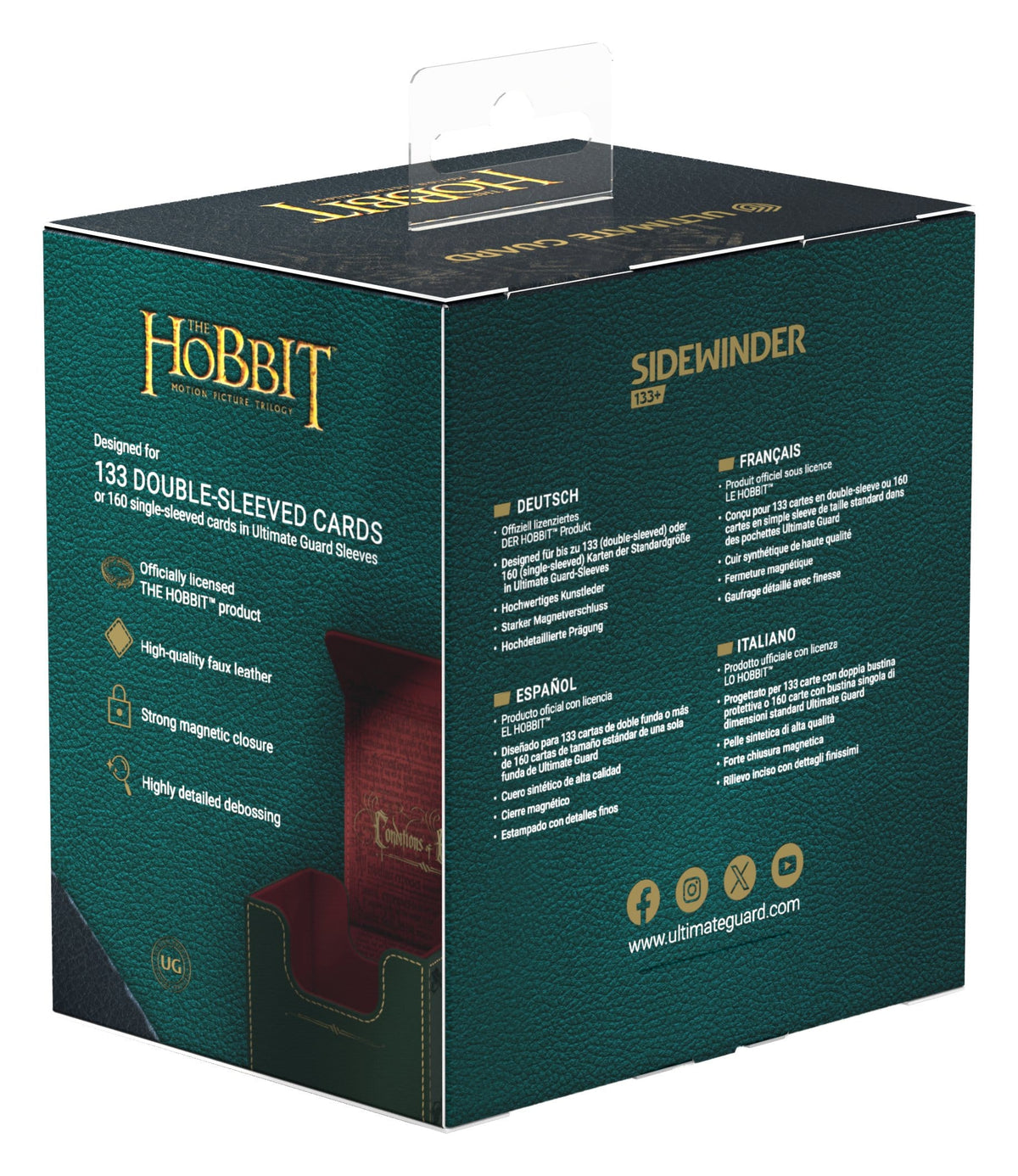 Ultimate Guard Sidewinder 133+ Xenoskin The Hobbit "A Fateful Engagement"