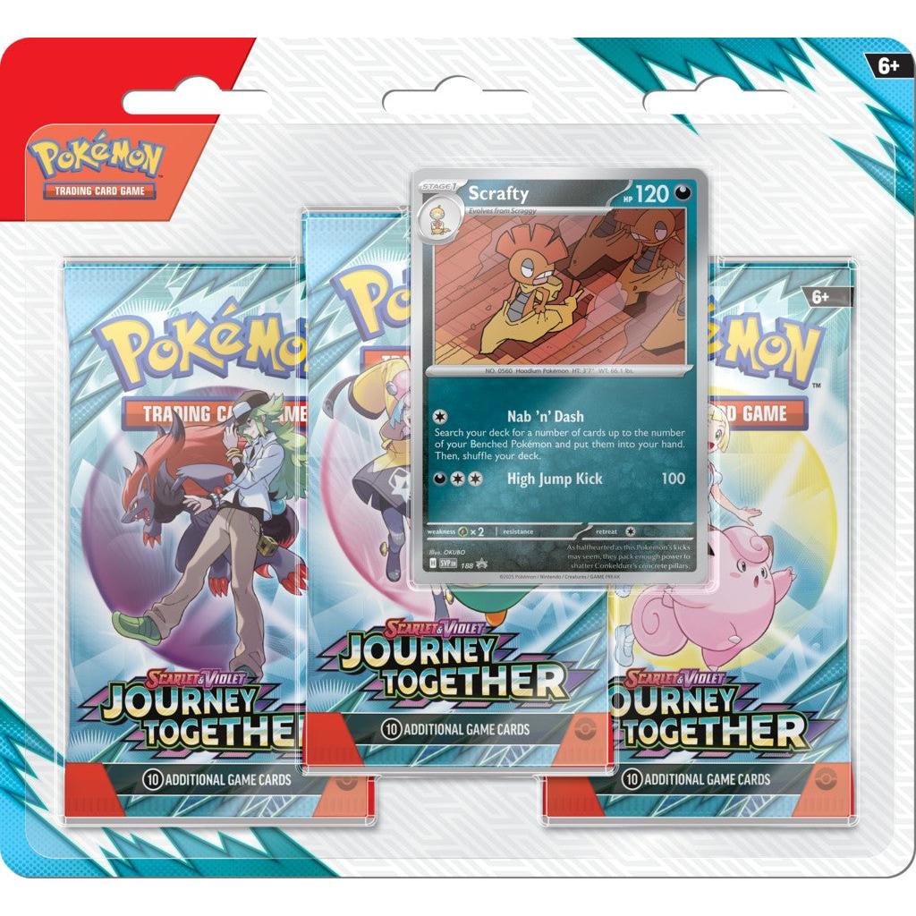 Pokémon Journey Together Booster 3-Pack Blister