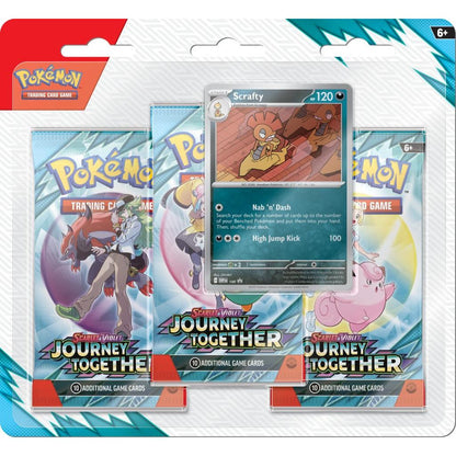 Pokémon Journey Together Booster 3-Pack Blister