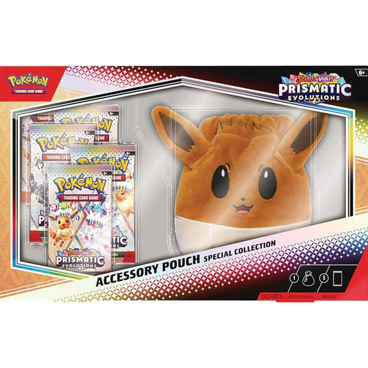 Pokemon Prismatic Evolutions Accessory Pouch Special Collection