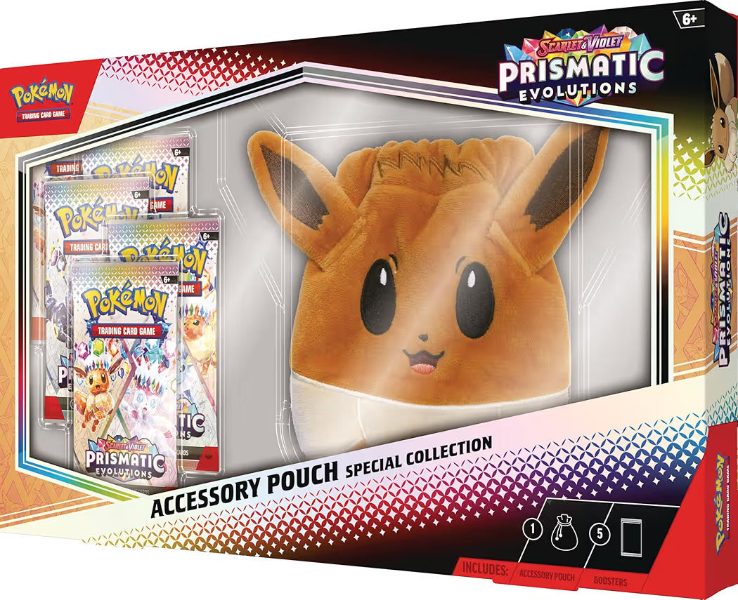 Pokemon Prismatic Evolutions Accessory Pouch Special Collection