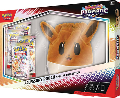 Pokemon Prismatic Evolutions Accessory Pouch Special Collection