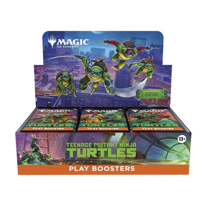 Magic the Gathering Teenage Mutant Ninja Turtles Play Booster Display